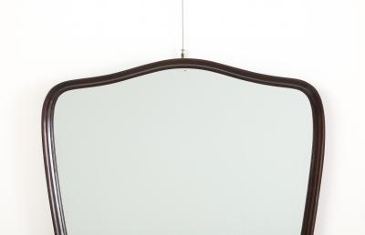 Guglielmo Ulrich Guglielmo Ulrich Att Carved Walnut Wall Mirror Italy circa 1940