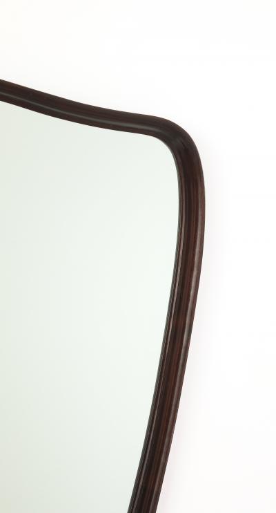 Guglielmo Ulrich Guglielmo Ulrich Att Carved Walnut Wall Mirror Italy circa 1940
