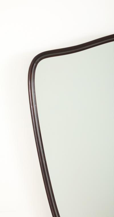 Guglielmo Ulrich Guglielmo Ulrich Att Carved Walnut Wall Mirror Italy circa 1940