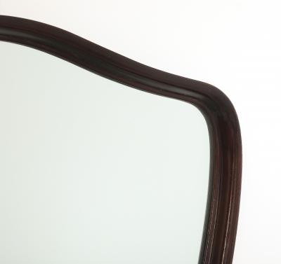 Guglielmo Ulrich Guglielmo Ulrich Att Carved Walnut Wall Mirror Italy circa 1940
