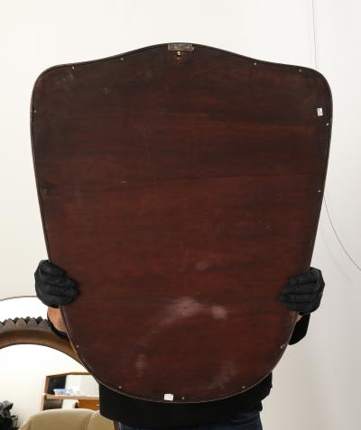 Guglielmo Ulrich Guglielmo Ulrich Att Carved Walnut Wall Mirror Italy circa 1940