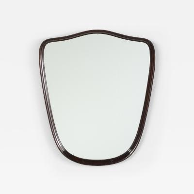 Guglielmo Ulrich Guglielmo Ulrich Att Carved Walnut Wall Mirror Italy circa 1940