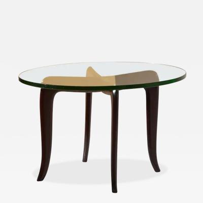 Guglielmo Ulrich Guglielmo Ulrich coffee table made of lacquered wood and glass Italy 1940s