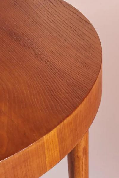 Guglielmo Ulrich Guglielmo Ulrich oak round dining table Italy 1940s