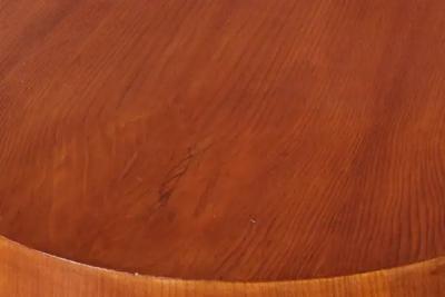 Guglielmo Ulrich Guglielmo Ulrich oak round dining table Italy 1940s