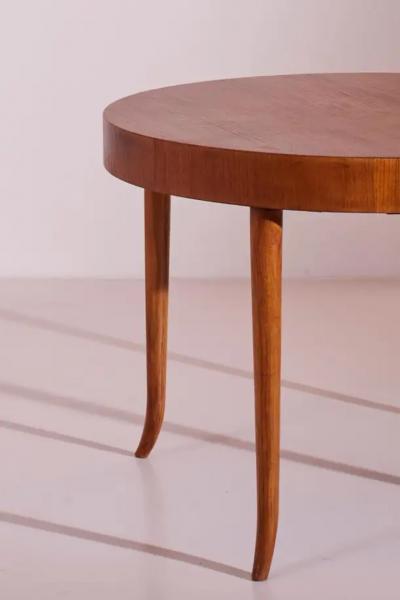 Guglielmo Ulrich Guglielmo Ulrich oak round dining table Italy 1940s
