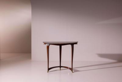 Guglielmo Ulrich Italian Marble Top Console Table in the Style of Guglielmo Ulrich 1950s