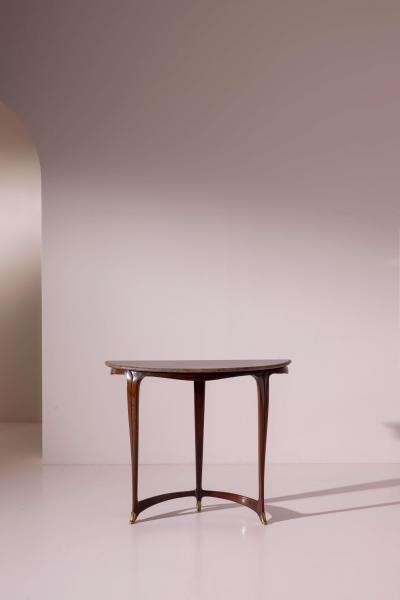 Guglielmo Ulrich Italian Marble Top Console Table in the Style of Guglielmo Ulrich 1950s