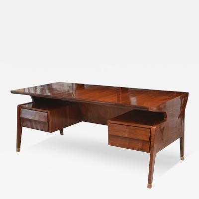 Guglielmo Ulrich Italian Modern Rosewood Desk Guglielmo Ulrich