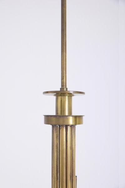 Guglielmo Ulrich Mid Century Brass Chandelier by Ulrich Guglielmo