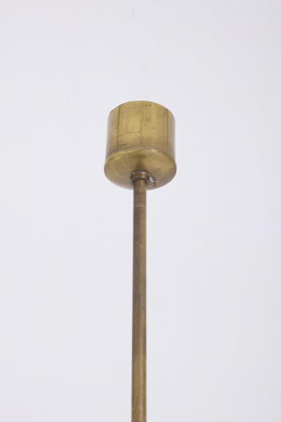 Guglielmo Ulrich Mid Century Brass Chandelier by Ulrich Guglielmo