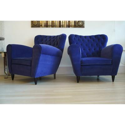Guglielmo Ulrich PAIR OF ARMCHAIRS BY GUGLIELMO ULRICH