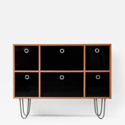 Guglielmo Ulrich Very elegant bar cabinet in lacquered wood