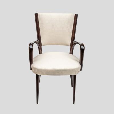 Guglielmo Ulrich Vintage desk chair with arms Italian Design by Guglielmo Ulrich