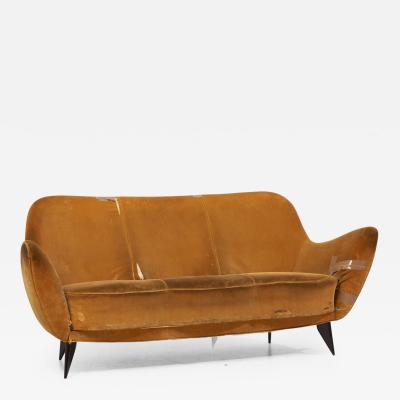 Guglielmo Veronesi Sofa by Guglielmo Veronesi for ISA Bergamo Italy 1950s