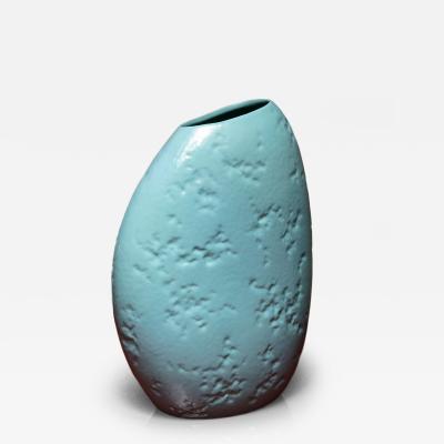 Guido Andloviz Large Turquoise Vase by Guido Andloviz for SCI Laveno