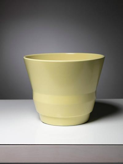 Guido Andloviz Yellow Cache Pot by Guido Andloviz for SCI Laveno