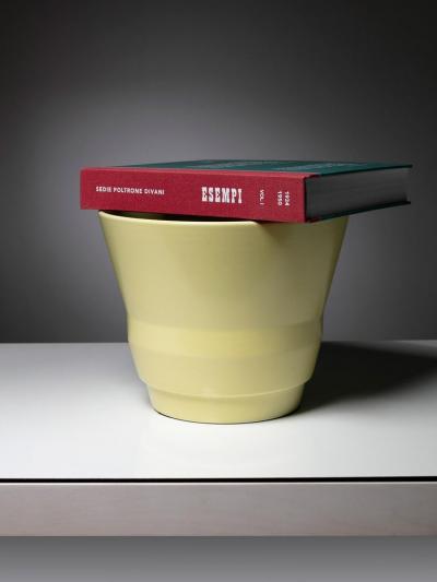 Guido Andloviz Yellow Cache Pot by Guido Andloviz for SCI Laveno