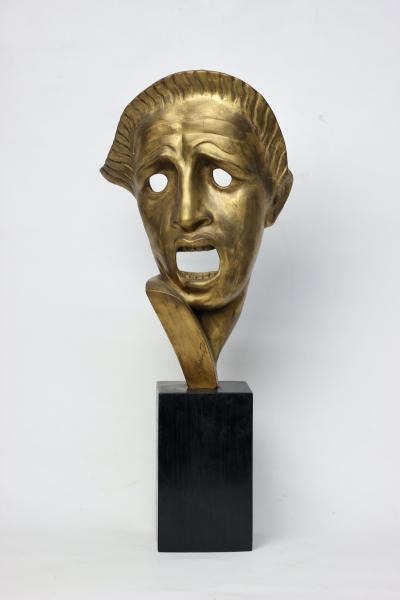 Guido Cacciapuoti Tragedy Theatre Mask of a Man by Guido Cacciapuoti 1935 Italy