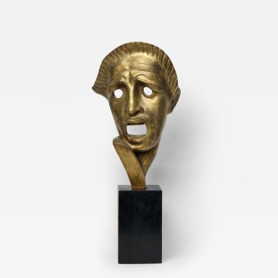 Guido Cacciapuoti Tragedy Theatre Mask of a Man by Guido Cacciapuoti 1935 Italy