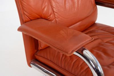 Guido Faleschini Guido Faleschini for i4 Mariani Executive Chair Model 325 Italy 1970