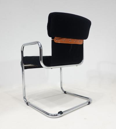 Guido Faleschini Set of 4 Mid Century Modern Armchairs by Guido Faleschini