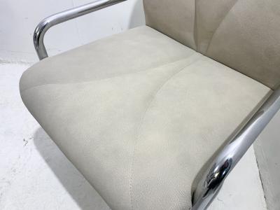 Guido Faleschini Set of 4 Mid Century Tubular Armchairs by Guido Faleschini