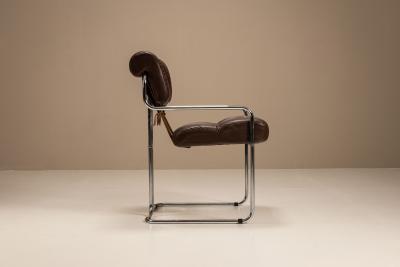 Guido Faleschini Set of Five Tucroma Chairs by Guido Faleschini for i4 Mariani Italy 1970s