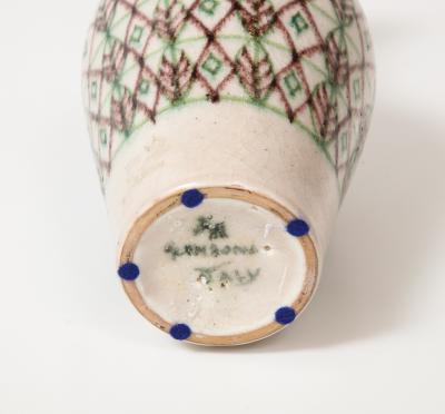 Guido Gambone Ceramic Bottle with Stopper by Guido Gambone