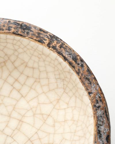 Guido Gambone Glazed Ceramic Ram Bowl in the Manner of Guido Gambone Italy c 1950