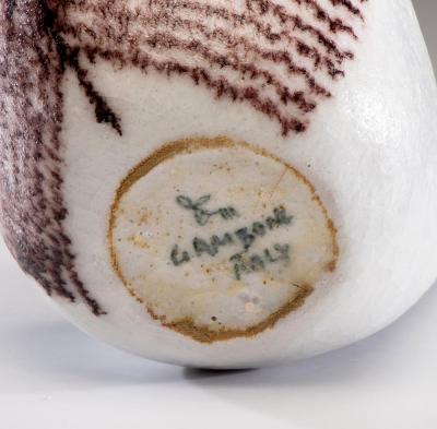 Guido Gambone Italian Ceramic Vessel by Guido Gambone