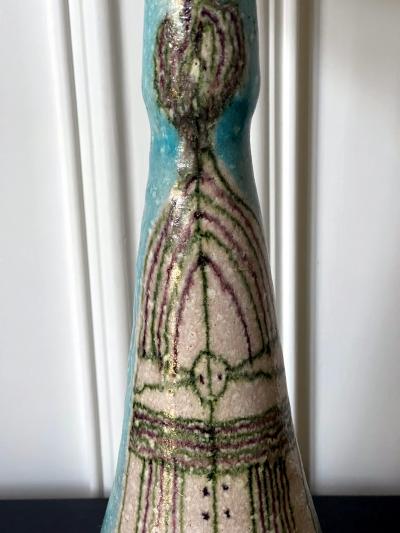 Guido Gambone Italian Vintage Guido Gambone Ceramic Table Lamp