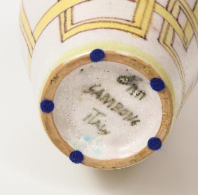 Guido Gambone Stoneware Bottle with Stopper by Guido Gambone