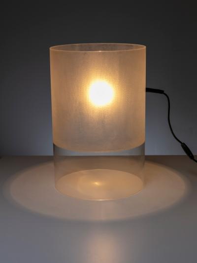 Guido Maria Rosati Plexiglass prototype Fatua Table Lamp by Guido Rosati for Fontana Arte