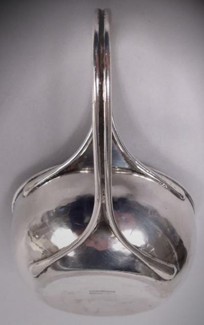 Guild of Handicraft English Sterling Silver Porringer with Loop Handle