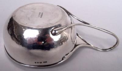 Guild of Handicraft English Sterling Silver Porringer with Loop Handle