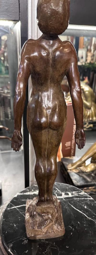 Guillaume Dumont French Art Deco Bathing Nude Female Statue by Guillaume Dumont 1923