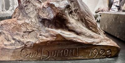 Guillaume Dumont French Art Deco Bathing Nude Female Statue by Guillaume Dumont 1923