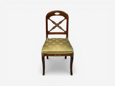 Guillaume Groh Kidney Shaped Desk and Chair Leather Bronze France 19th c 