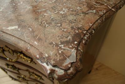 Guillaume Schwingkens Louis XV Ormolu Mounted Bomb Commode Circa 1750