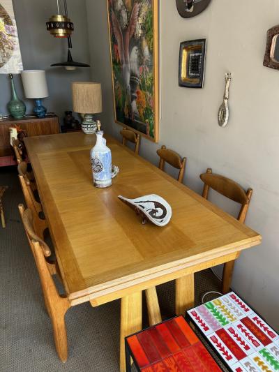 Guillerme et Chambron Dining Table by Guillerme et Chambron Circa 1960s France