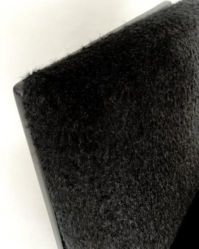 Guillerme et Chambron FRENCH GUILLERME ET CHAMBRON LOUNGE CHAIRS VOTRE MAISON MODEL ELMYRE EBONIZED