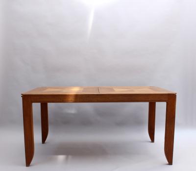 Guillerme et Chambron Fine French 1970s Extendable Oak Dining Table by Guillerme Chambron