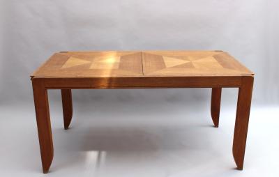 Guillerme et Chambron Fine French 1970s Extendable Oak Dining Table by Guillerme Chambron