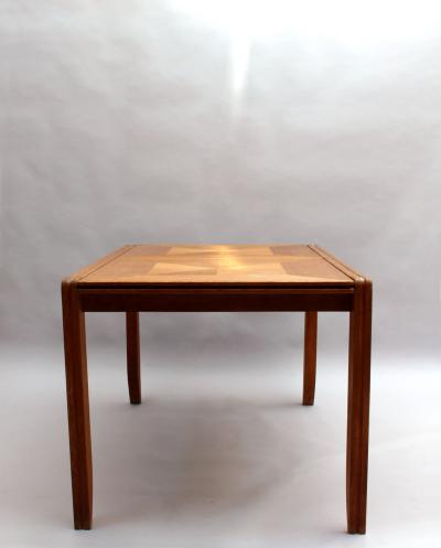 Guillerme et Chambron Fine French 1970s Extendable Oak Dining Table by Guillerme Chambron