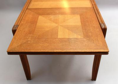 Guillerme et Chambron Fine French 1970s Extendable Oak Dining Table by Guillerme Chambron
