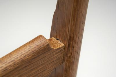 Guillerme et Chambron Five Upholstered Dining Chairs by Guillerme et Chambron France ca 1960s