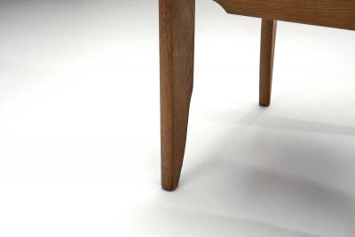 Guillerme et Chambron Five Upholstered Dining Chairs by Guillerme et Chambron France ca 1960s