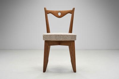 Guillerme et Chambron Four Dining Chairs by Guillerme et Chambron for Votre Maison France 1960s