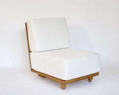 Guillerme et Chambron French Guillerme et Chambron Lounge Chairs Votre Maison MODEL ELMYRE